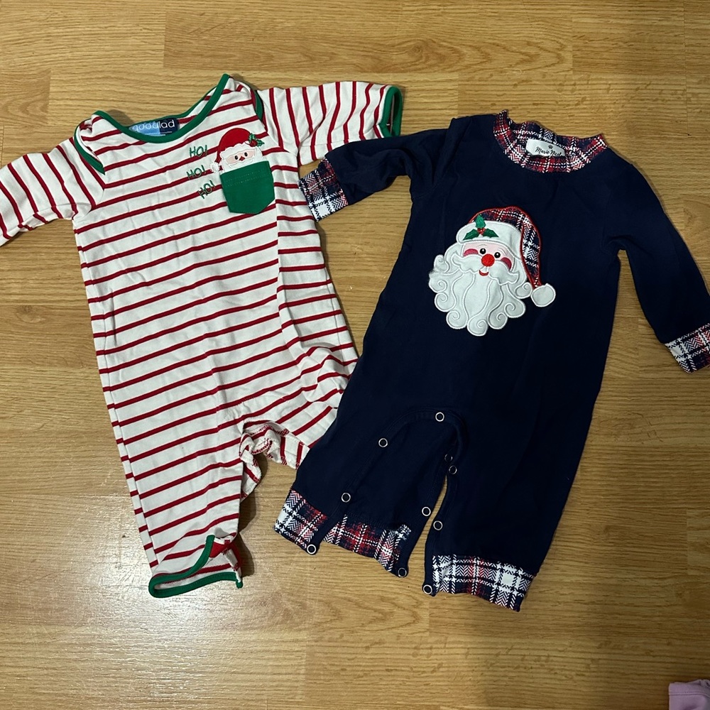 Baby boy Christmas romper 3-6 month